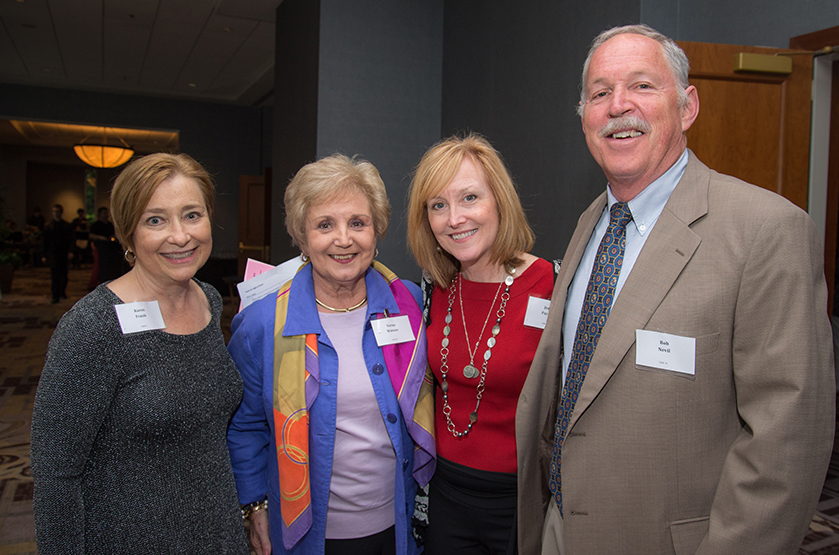 Karen Frank, Verna Watson, Jean Payne and Bob Nevil