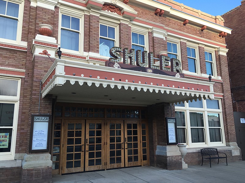 
              This Sunday, May 22, 2016 photo shows the newly refurbished Shuler Theater in downtown Raton, N.M. The theater is one of many theaters in rural New Mexico towns being revitalized thanks to a state initiative. A New Mexico economic development program, similar to efforts in Iowa and Illinois, seeks to save the often-forgotten theaters in small cities and towns with help on refurbishing buildings and grants for new digital projection and sound equipment. (AP Photo/Russell Contreras)
            