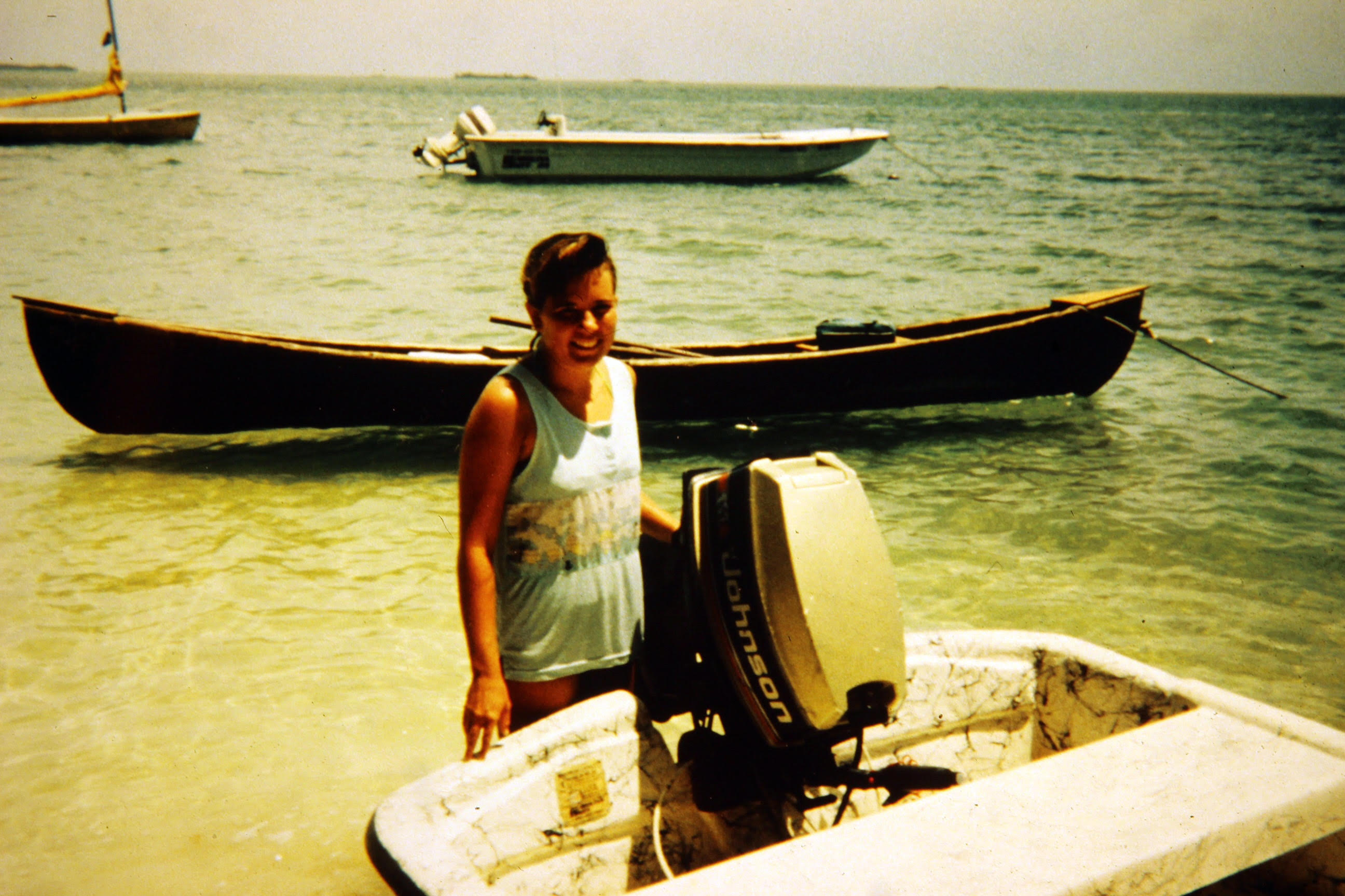 Dawn Ford on Andros Island in 1994. Twenty-three years after her first trip to the Bahamas, Ford still returns for scientific research as often as possible.