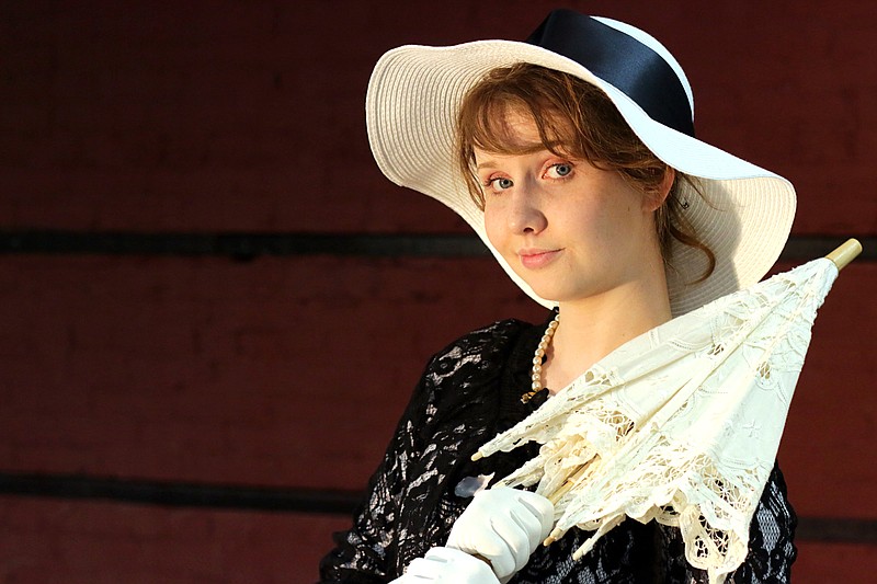 Emily Miller stars as Gwendolen Fairfax in Back Alley Productions' "The Importance of Being Earnest in the Face of the Zombie Apocalypse."