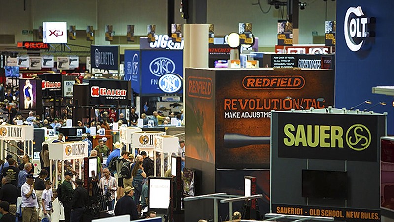 The Kentucky Exposition Center in Louisville was packed with exhibits at this year's NRA convention, where outdoors columnist Larry Case found lots of new products for hunters and others with an interest in firearms.