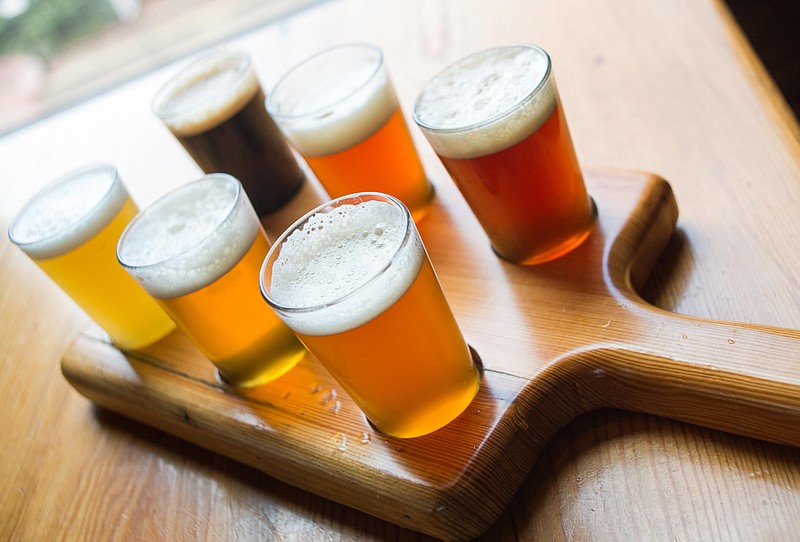 Craft beer sampler