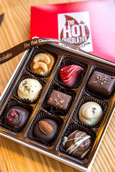 Assorted box of chocolates