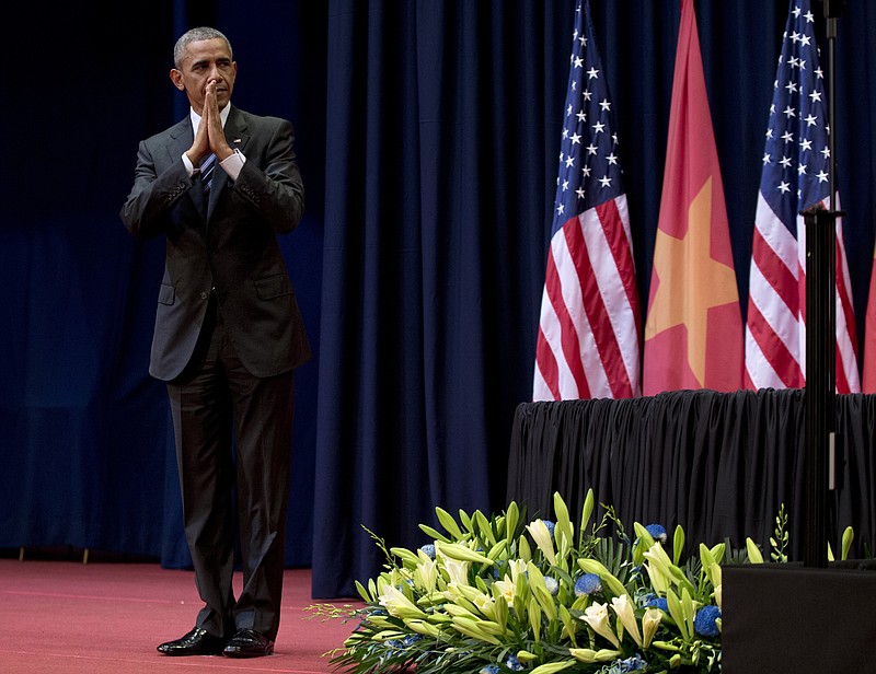 President Barack Obama's arc-of-justice aspirations have left geopolitical and human wreckage, but a late-in-the-game, cold-hearted realism regarding Vietnam (vis-a-vis China) is welcome.