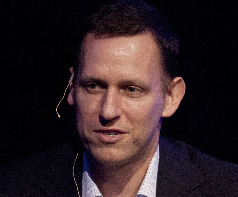 
              FILE - In this Thursday, March 8, 2012, file photo, Clarium Capital President Peter Thiel speaks during his keynote speech at the StartOut LGBT Entrepreneurship Awards in San Francisco. Billionaire tech investor Thiel has been secretly funding Hulk Hogan’s lawsuit against Gawker Media for publishing a sex tape, according to reports in Forbes and The New York Times. (AP Photo/Ben Margot, File)
            