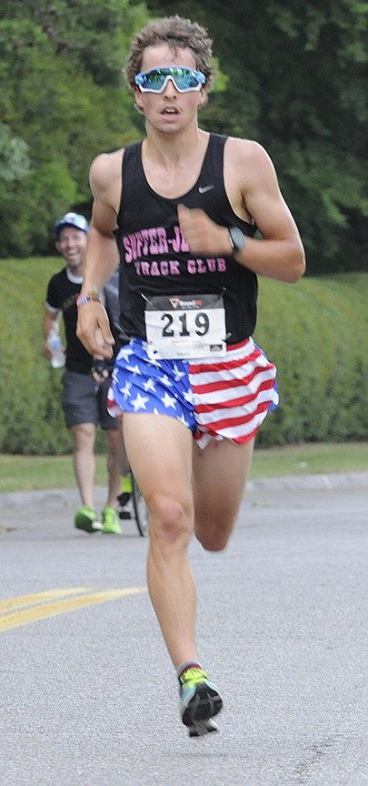 Seth Ruhling won the Chattanooga Chase 8k and 1-mile races on Memorial Day from Riverview Park.