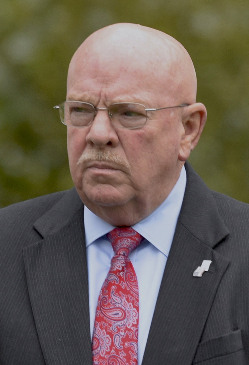 Lakesite Mayor Ken Wilkerson attends an event at the Tennessee Riverpark to announce the Mayors' Smoke Free Community initiative on Monday, Oct. 12, 2015, in Chattanooga, Tenn.