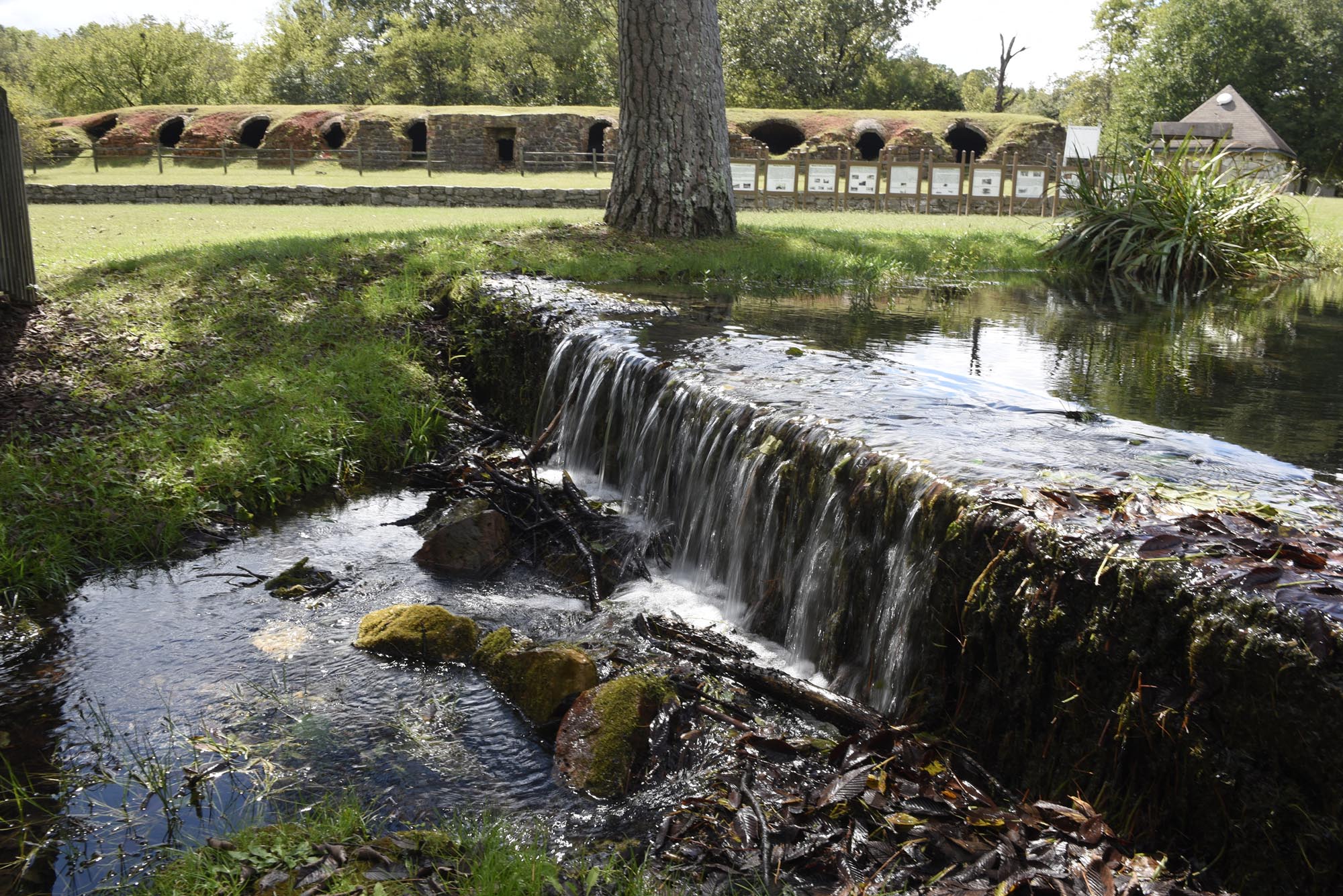 The Chickamauga Coke Ovens park, the site of the former Durham Mine and Coke Ovens, is photographed on Wednesday, Sept. 30, 2015, in Chickamauga, Ga. The beehive-design coke ovens operated from the 1890's until the depression.