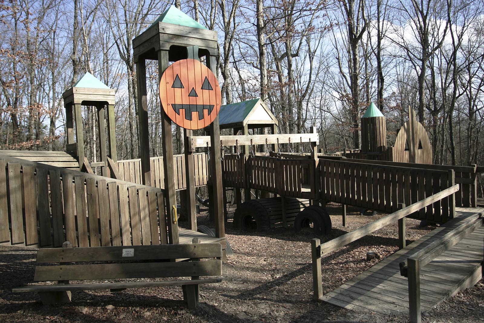 The Pumpkin Patch Playground is located at 1836 Taft Hwy, Signal Mountain.