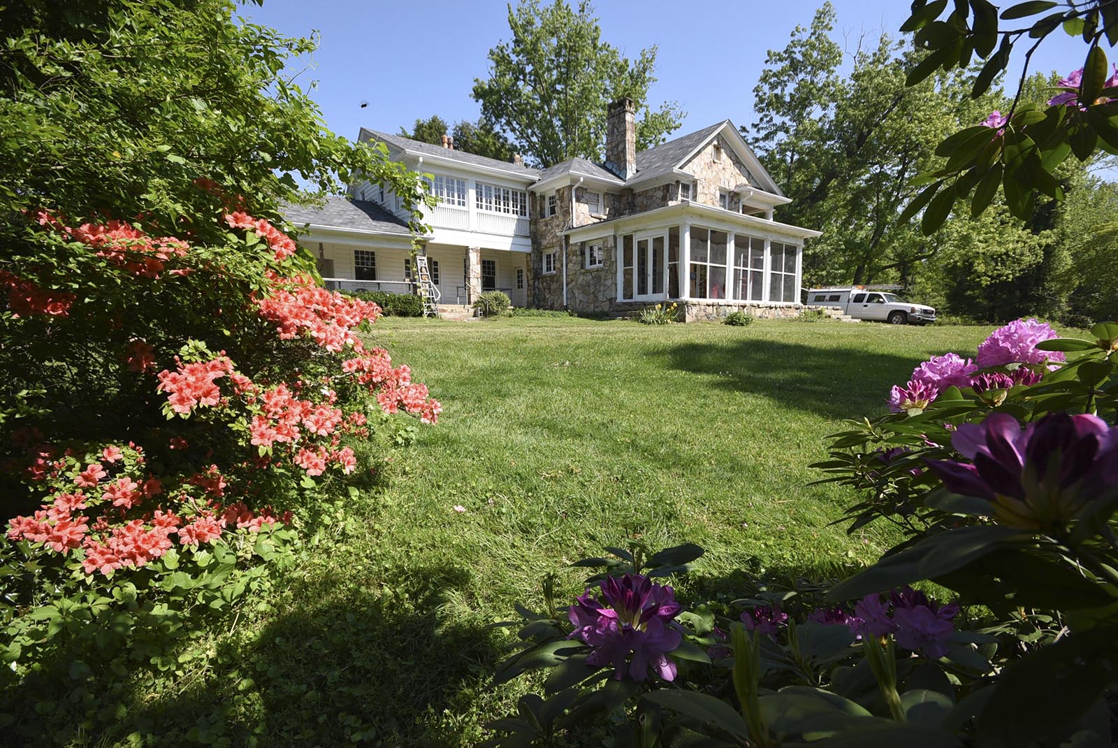 The main house at the McCoy farm is being updated for a Memorial Day picnic. Officials are exploring the possibility of moving the town hall to the site sometime in the future.