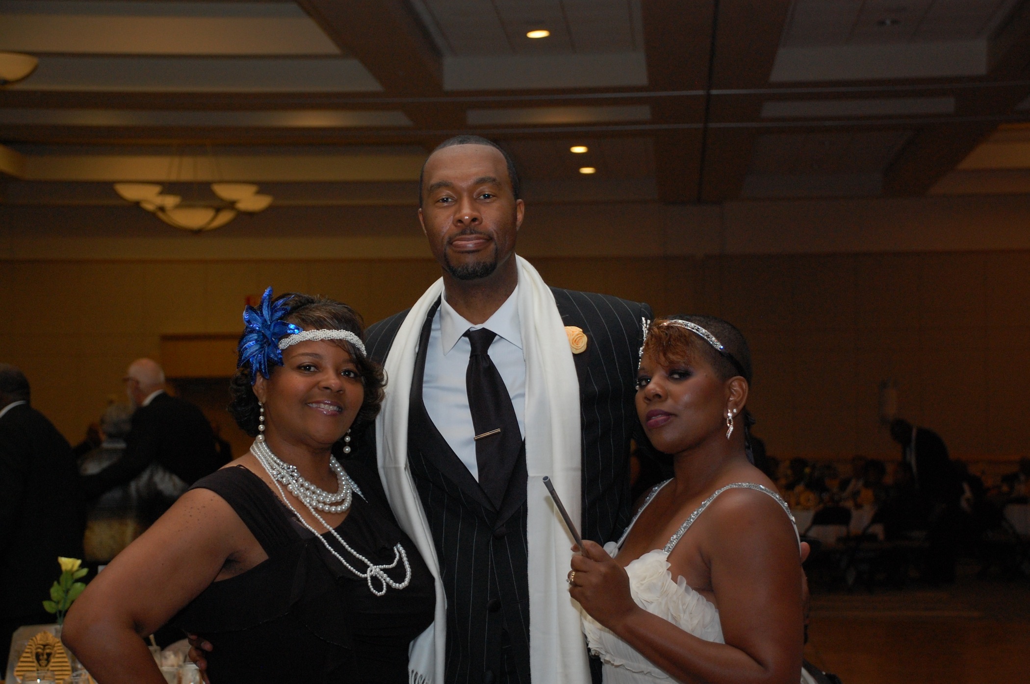 Above: Rasharon King, Chris Palmer and Sabrina Hagood, from left.
