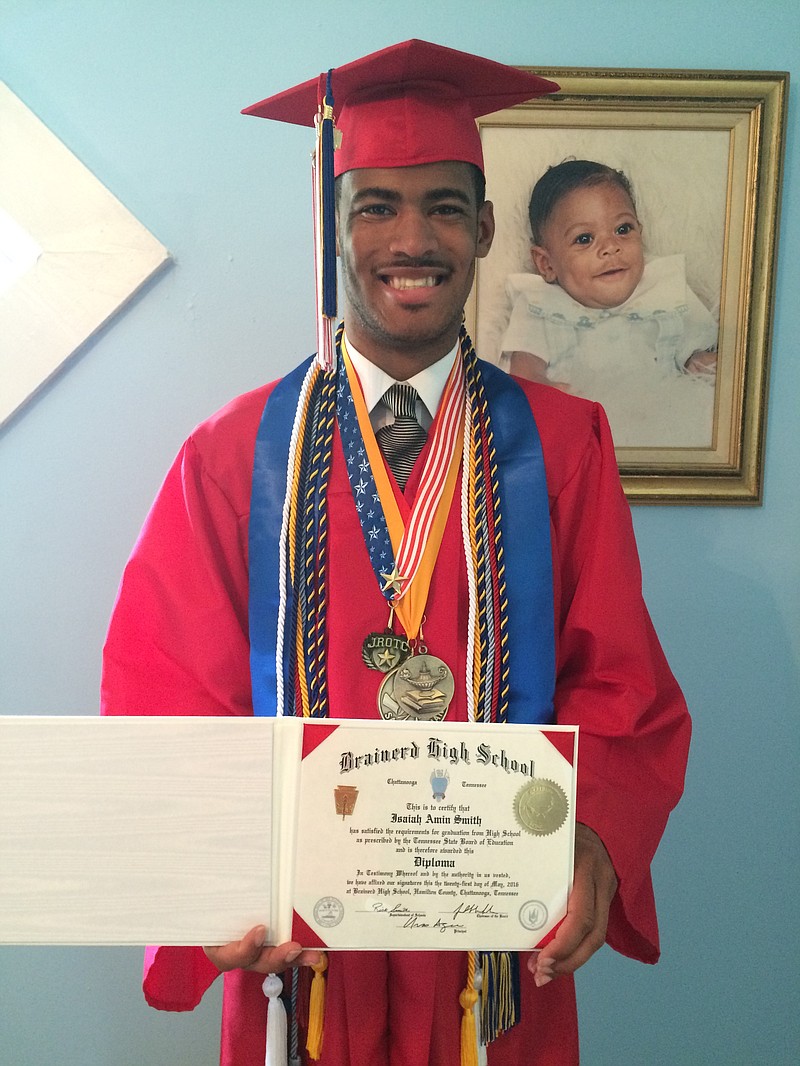 Brainerd High School Salutatorian Isaiah Smith is heading to Colorado Springs, Colo., to attend the U.S. Air Force Academy. He overcame homelessness in middle school and early high school to graduate at the top of his class.