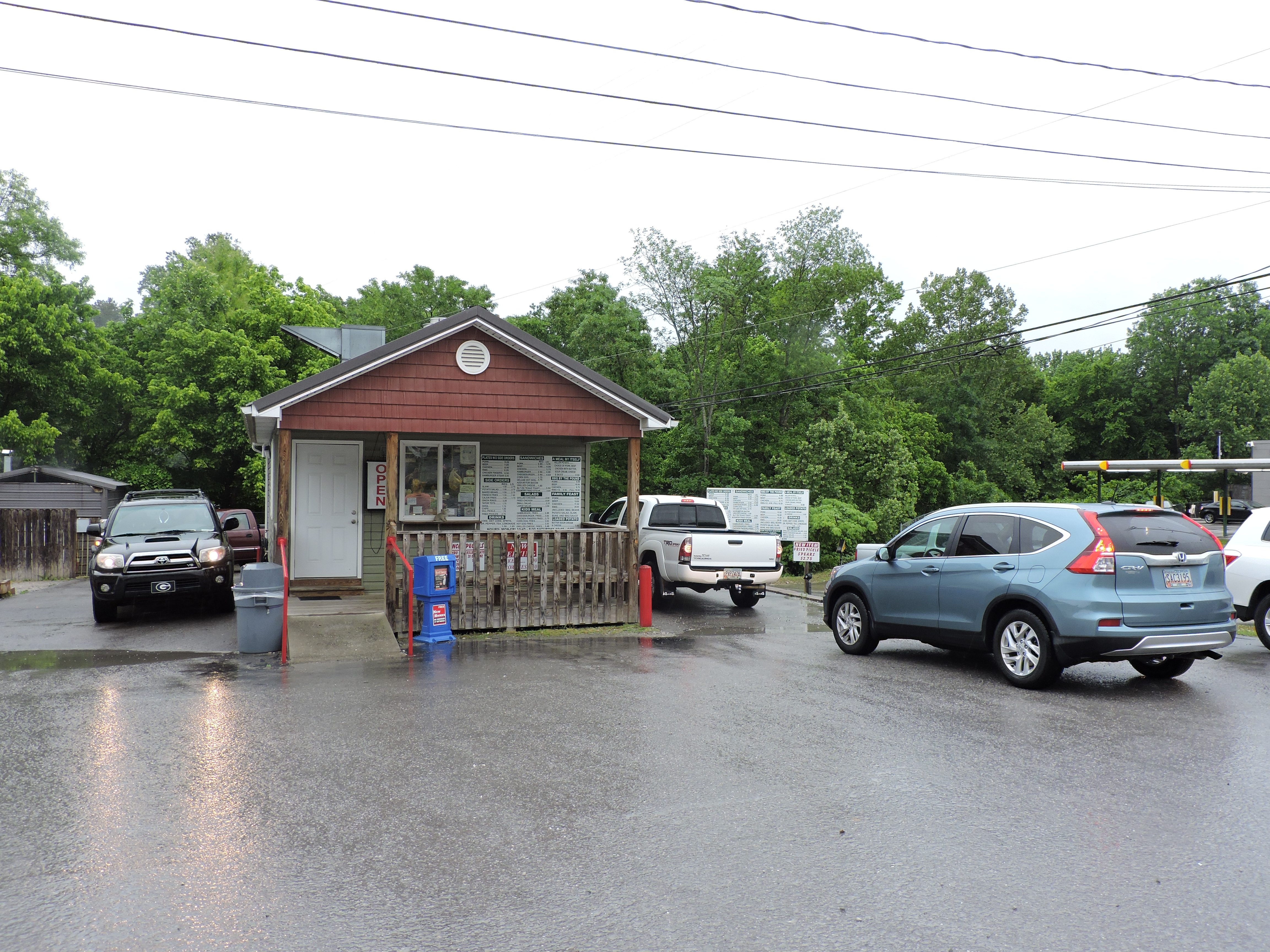 Spencer B's BBQ is located next door to Sonic in Ringgold. The restaurant's standing daily lunch special, served until 3 p.m., gets you a Jumbo BBQ sandwich, chips and a drink for $5 or the Killer BBQ potato and drink for $6.
