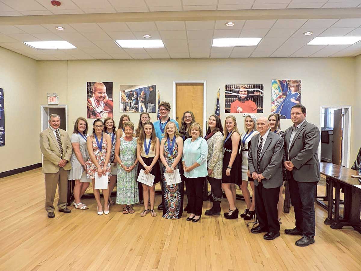 The Heritage High School Winter Guard won the gold medal at the Southeastern Color Guard Circuit Championship Class 3A, so the Catoosa County Board of Education is recognizing them for their achievement.