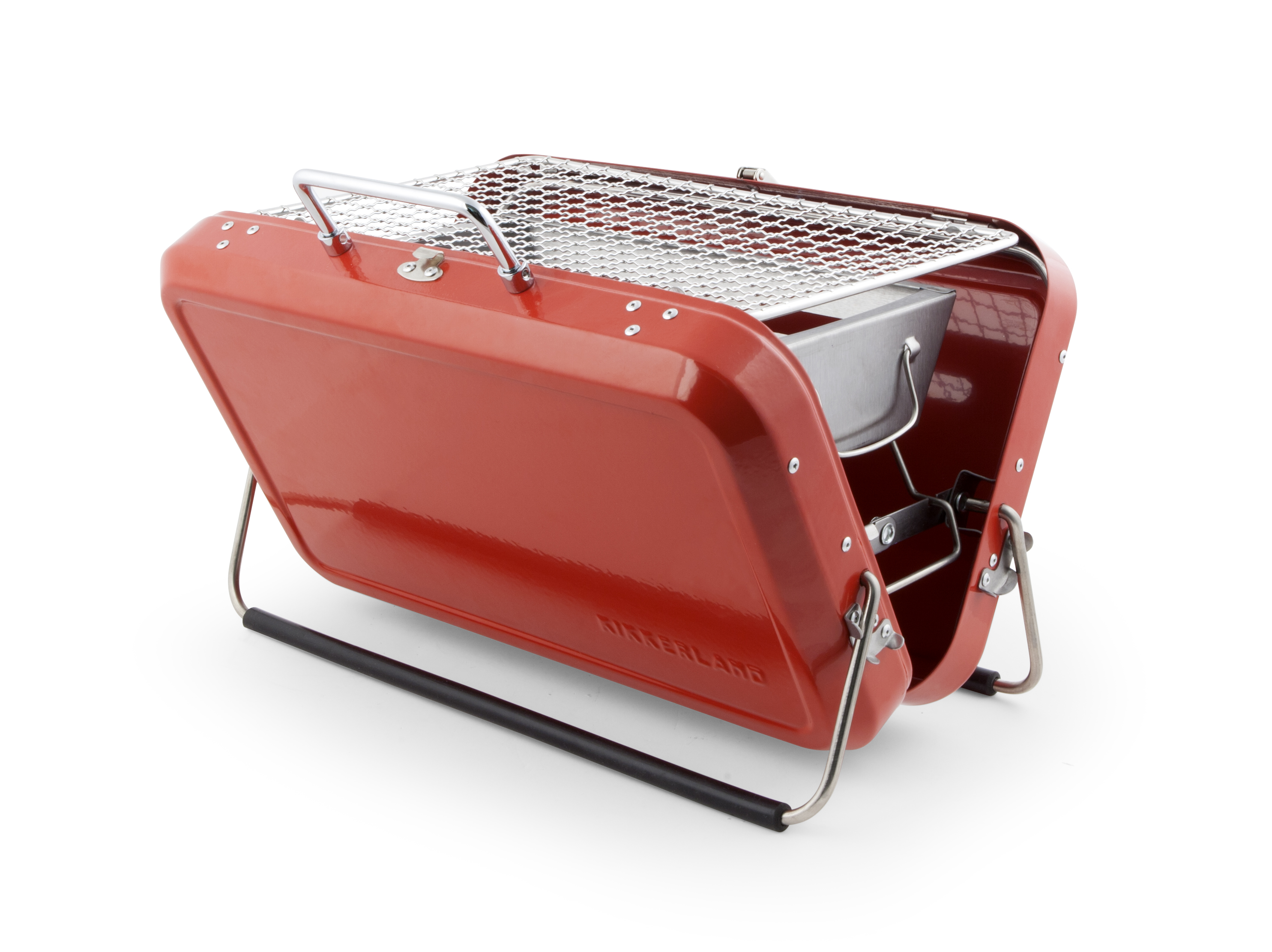 Feel like James Bond as you tote around Kikkerland's Portable BBQ Suitcase, which is the size of a briefcase.