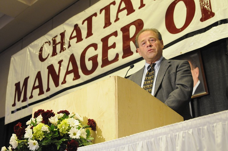 ERMC CEO Emerson Russell speaks Wednesday at the Chattanooga Convention Center.
