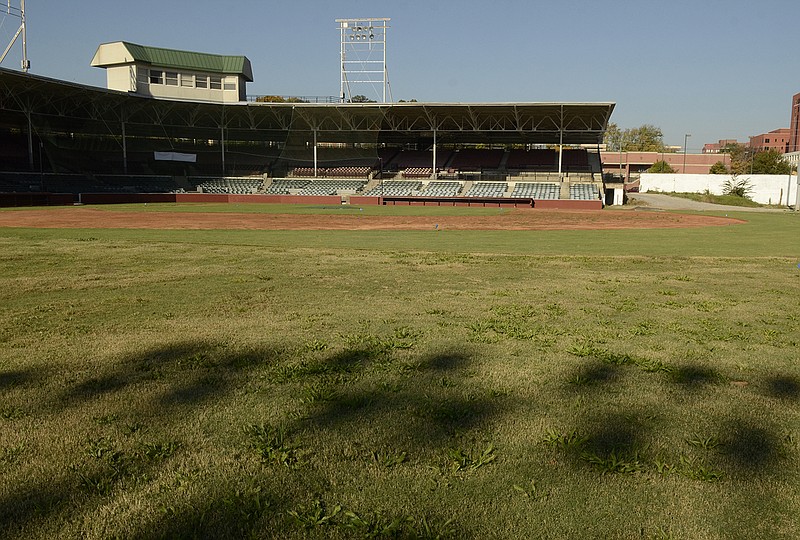 Engel Stadium is seen in this file photo.