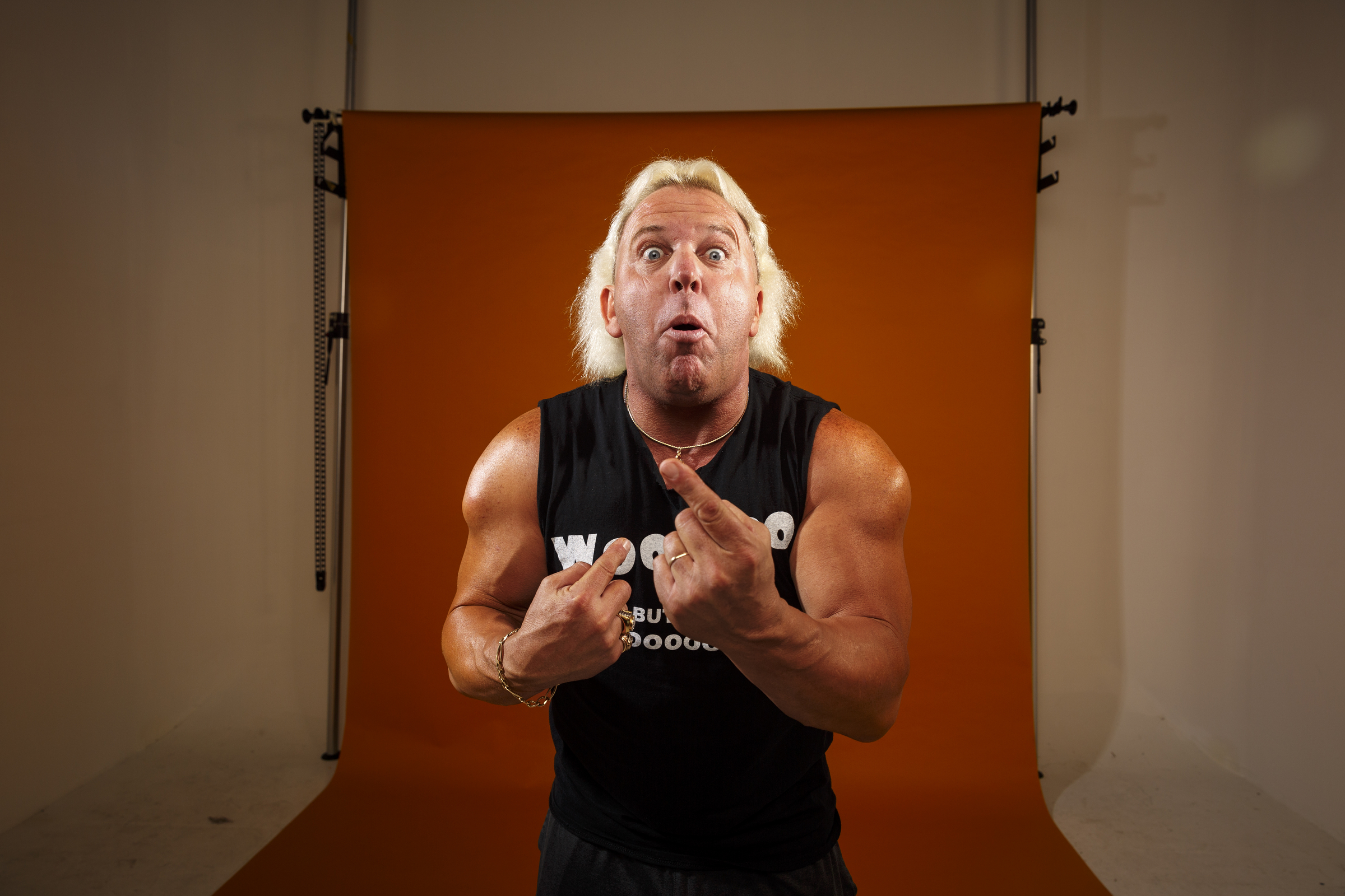 Staff photo by Doug Strickland / Wrestler Paul Lee, who goes by the ring name Natureboy Paul Lee, poses for a portrait on Tuesday, June 14, 2016, in Chattanooga, Tenn. Lee is one of many wrestlers who will appear in the Riverbend Festival's live wrestling event on Saturday.