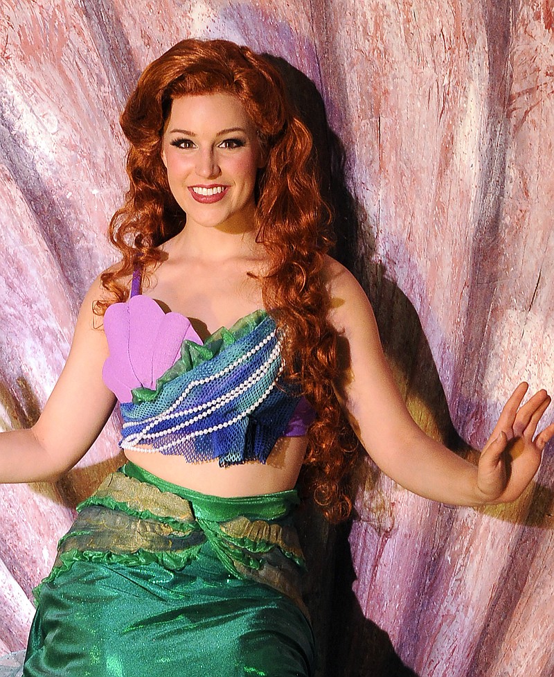 Harli Cooper stars as Ariel in Disney's "The Little Mermaid," a summer production at Cumberland County Playhouse in Crossville, Tenn.