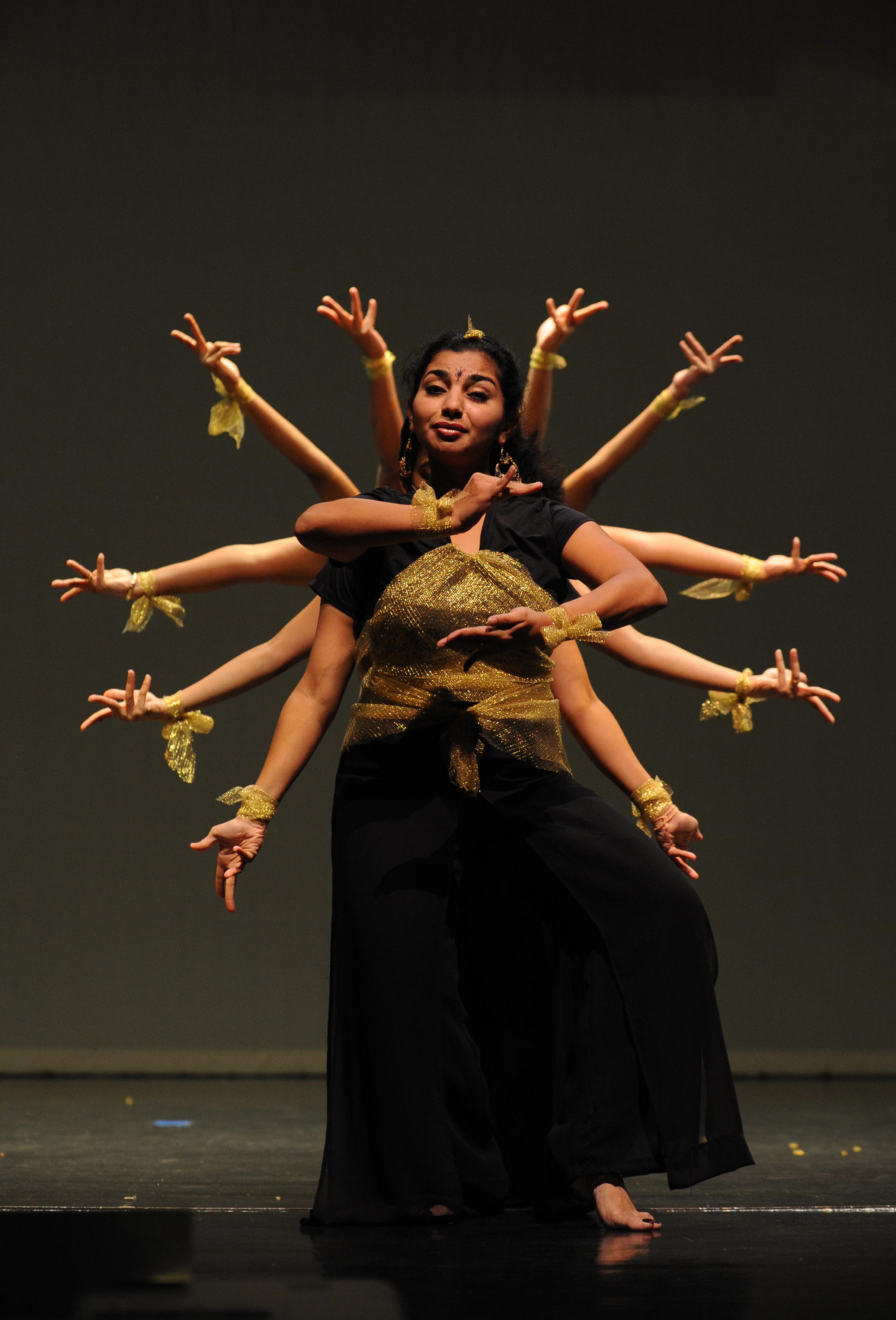 The India Association of Chattanooga will be featured during the Folk and Traditional Arts Festival. Here, Sangeetha Chandran and other dancers perform Ganeshaya Dheemahi, a traditional dance from Kerala in southern India, during a celebration of the Indian holiday Diwali.