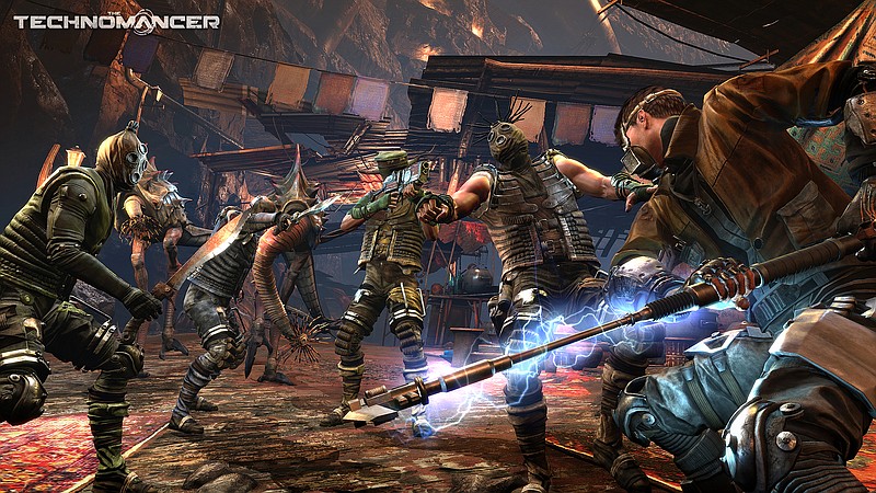 The titular warriors in "Technomancer" represent an elite fighting force in the game's post-apocalyptic Martian setting.