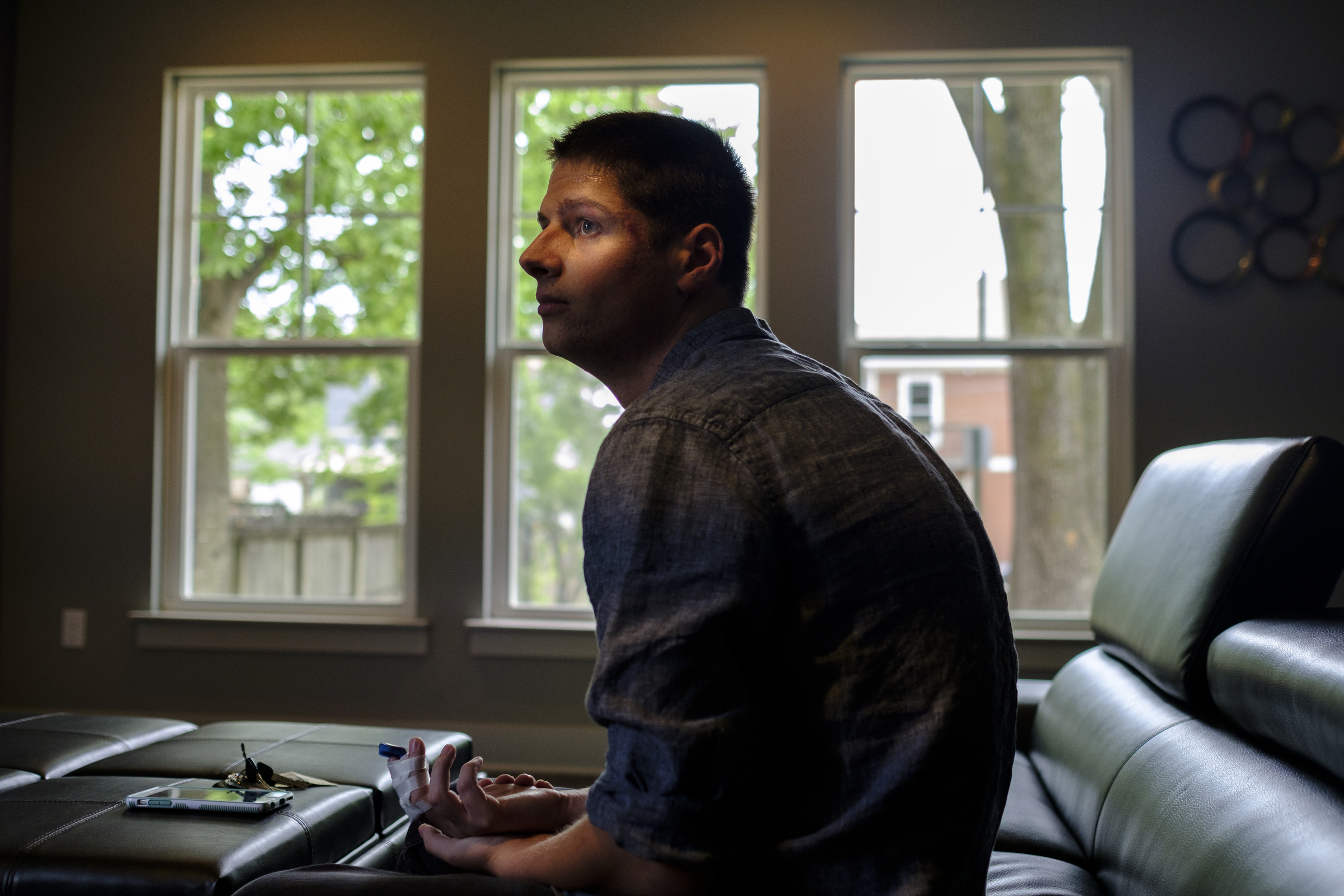 Cody Rhea talks about his experience living in a group home while inside Bailey Home, a new residence facility for people with mental disabilities, on Tuesday, June 21, 2016, in Chattanooga, Tenn.