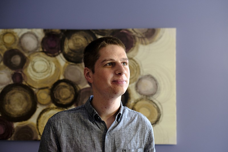 Cody Rhea talks about his experience living in a group home while inside Bailey Home, a new residence facility for people with mental disabilities, on Tuesday, June 21, 2016, in Chattanooga, Tenn.