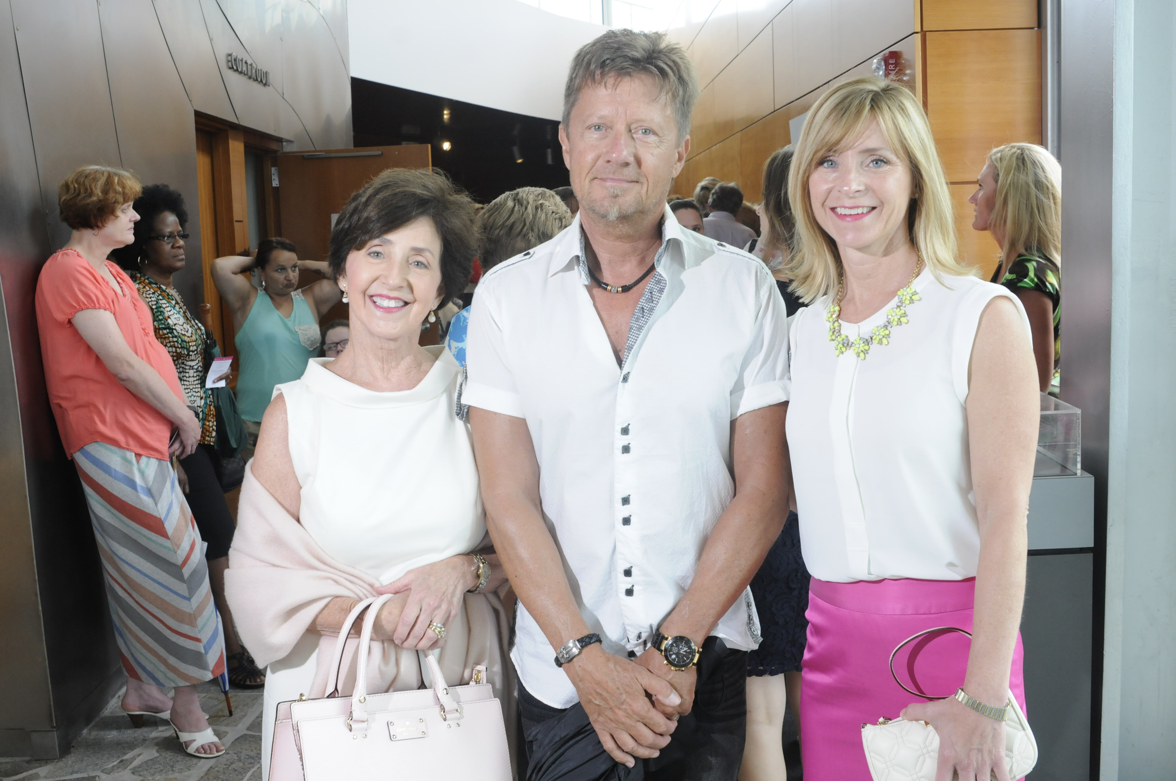 Linda Andrews, Roland Hoeger and Amy Collett, from left.