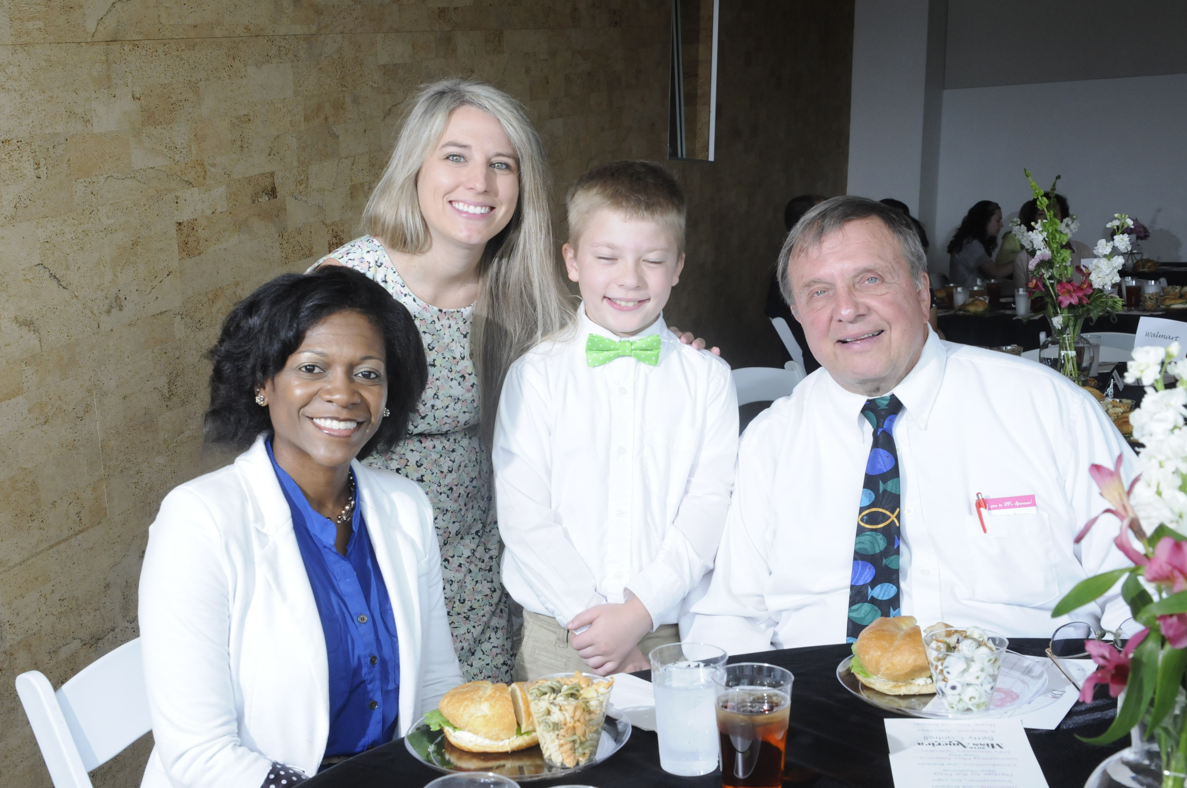 Patricia Russell, Kassi Swafford, Wesley Ziegenmier and Steve Highlander, from left.