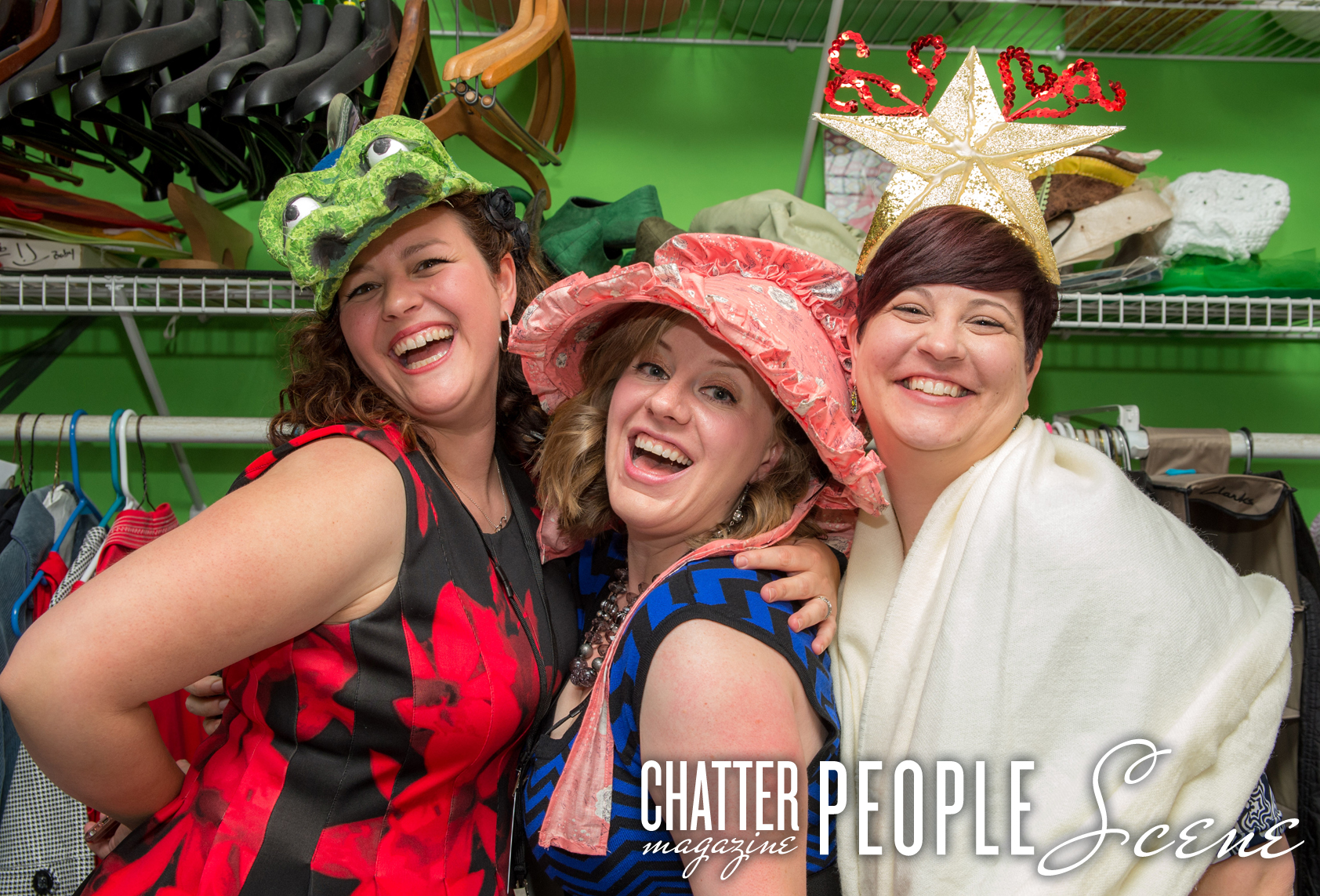 Mindy Kelley, Elizabeth Spivey and Wencke West