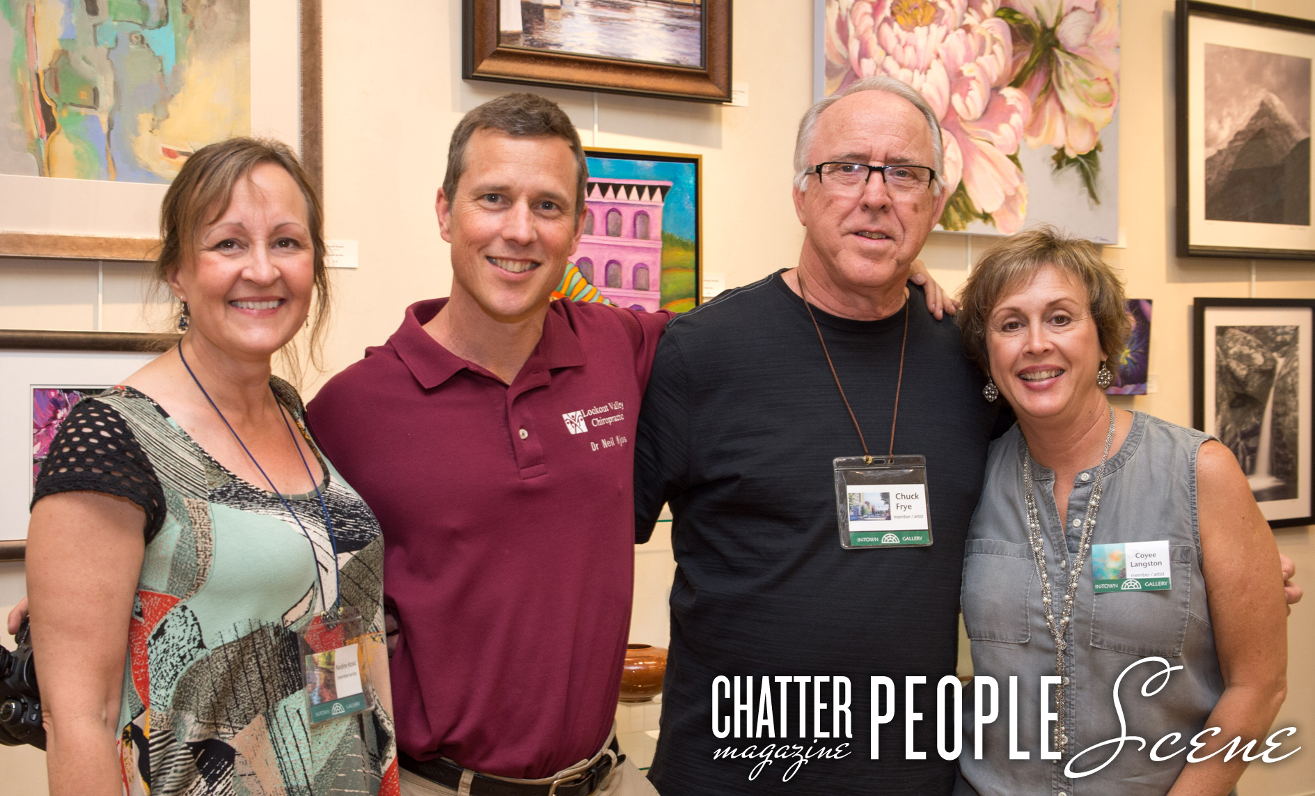 Nadine Koski, Chuck Frye, Neil Kjos and  Coyee Langston