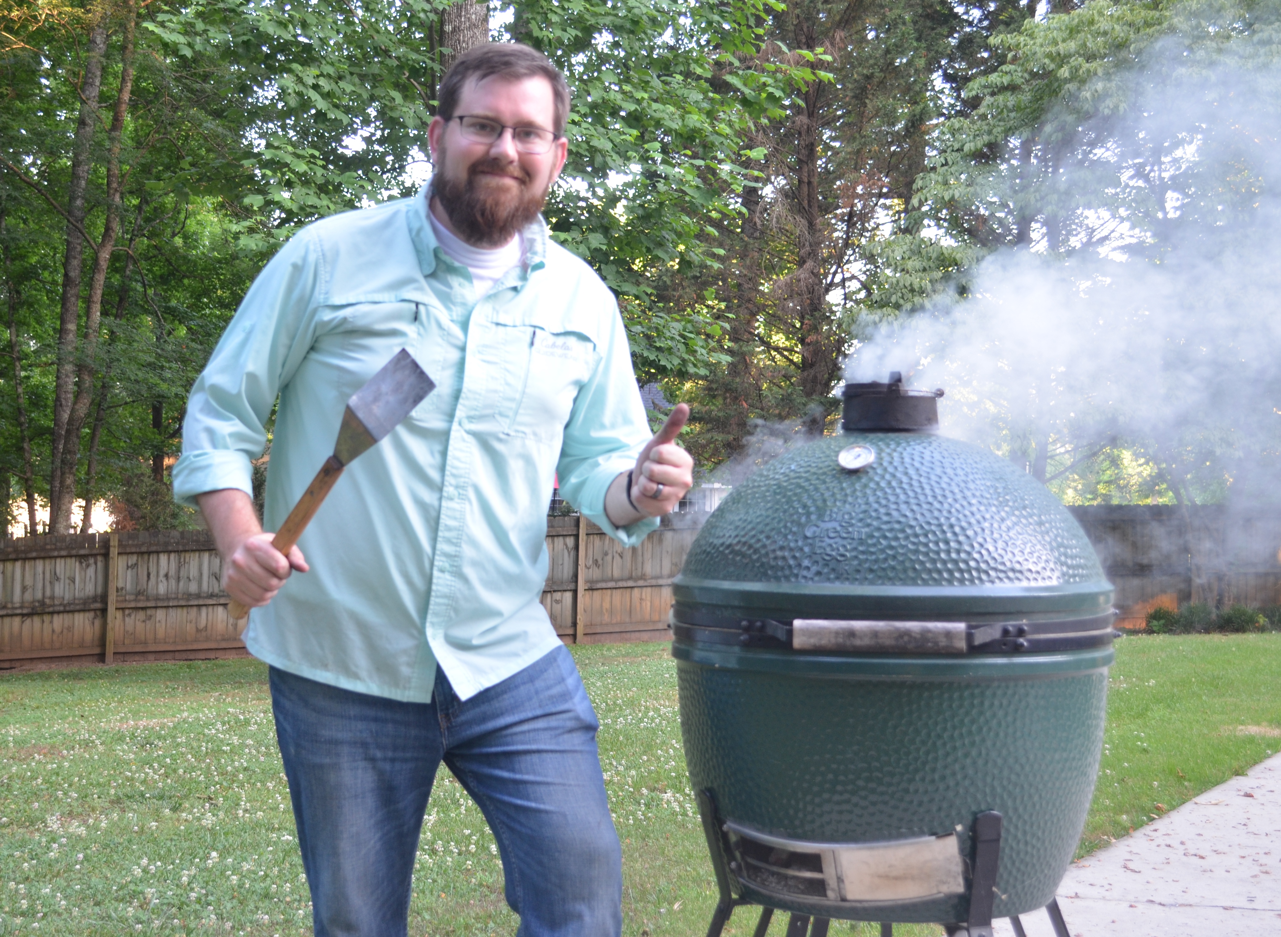 The Big Green Egg ranges in price from $399 to $3,999, but Egg-owner Chris Martin says his only regret is not buying the grill sooner.