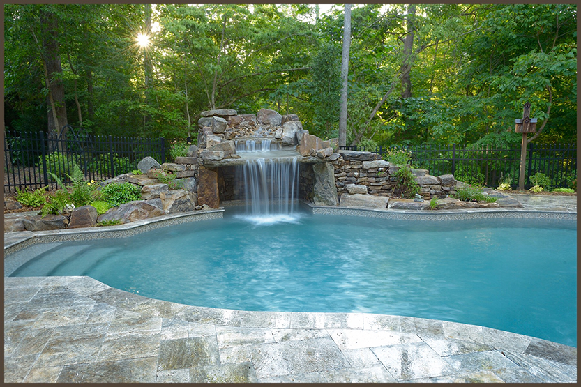 Fauer's pool area