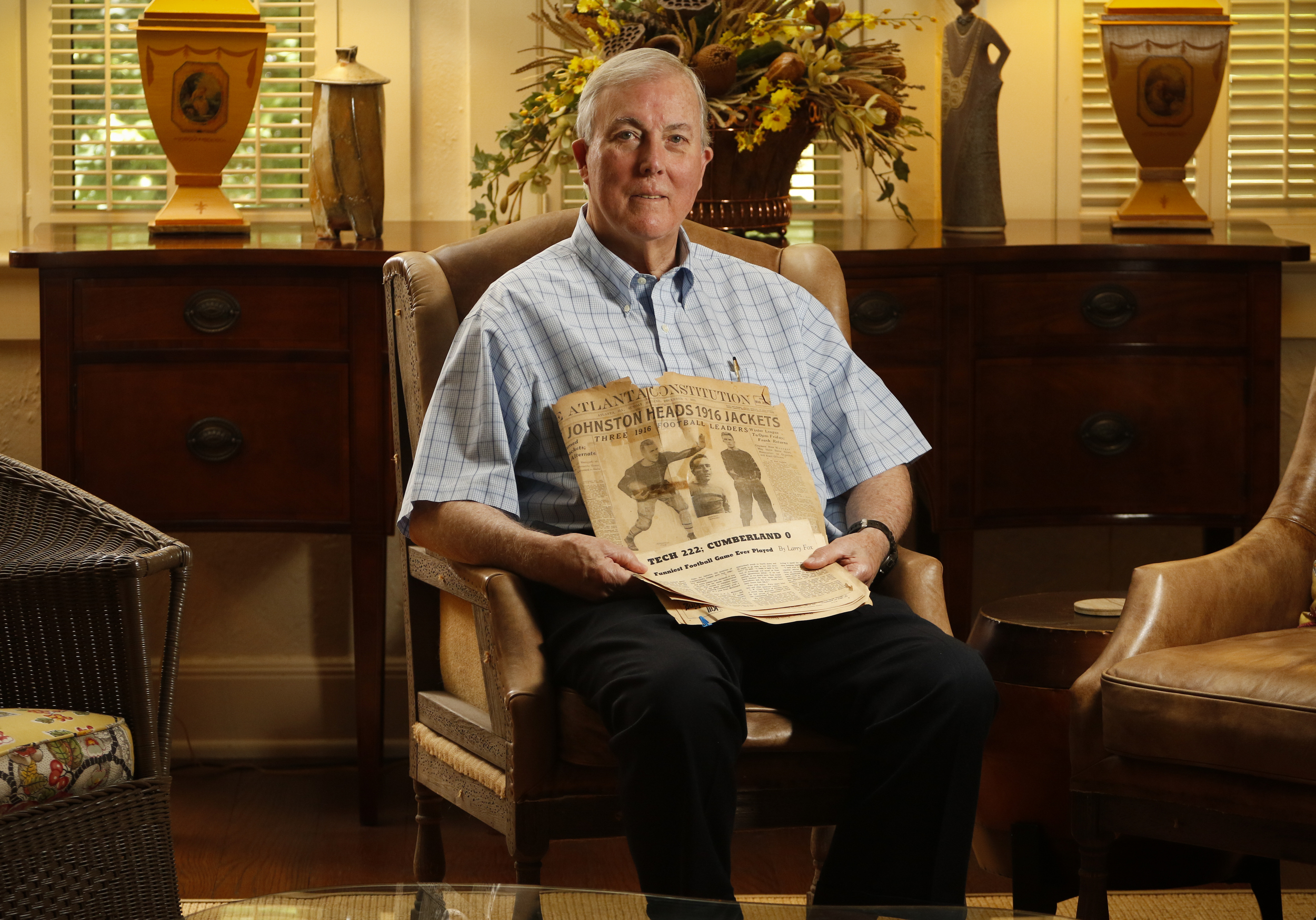 Lookout Mountain resident Tad Johnston is the son of Tally Johnston, who was the captain of Georgia Tech's 1916 football team. The Yellow Jackets went 8-0-1 a century ago, with their most memorable triumph a 222-0 thrashing of Cumberland College.