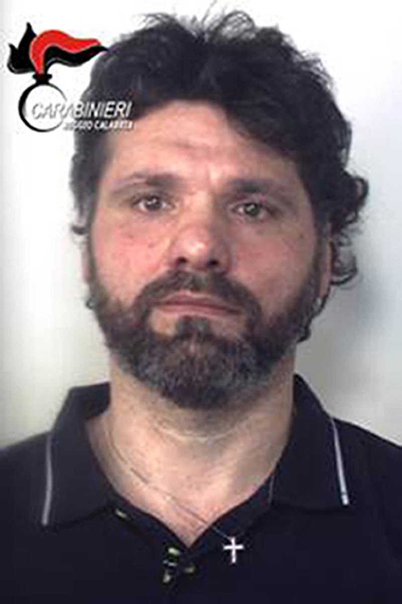 
              In this photo released by the Italian police Sunday, June 26, 2016, is portrayed Ernesto Fazzalari, Italy’s No. 2 fugitive, a convicted ‘ndrangheta crime syndicate boss feared as a ‘’merciless killer,’’ who was captured Sunday as he slept in his bed in a hideout in the rugged Calabrian mountains after 20 years on the run, police and prosecutors said. (Italian Police/HO Photo via AP)
            