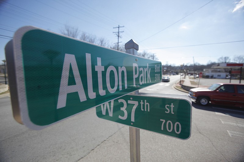 Pictured is the Alton Park neighborhood of Chattanooga.