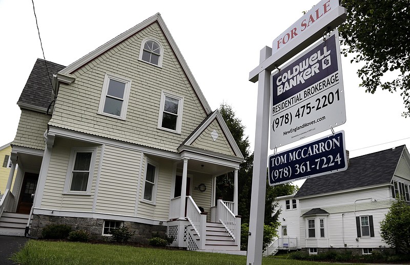 
              This Tuesday, May 24, 2016, photo shows a home for sale in Andover, Mass. On Tuesday, June 28, 2016, the Standard & Poor's/Case-Shiller 20-city home price index for April  is released. (AP Photo/Elise Amendola)
            