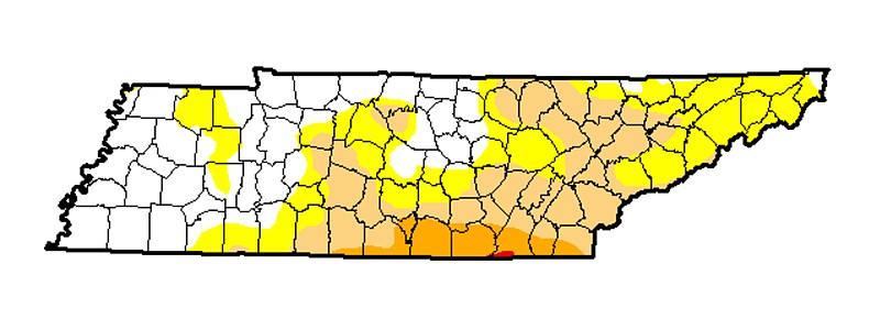 Hamilton County, along with several other counties in the tri-state area, moved this week into extreme drought status, according to the National Drought Mitigation Center.