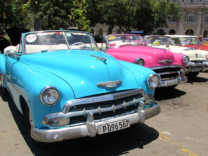 This year, J.C. Cedeno and his wife, Greta, visited the cities of Havana and Trinidad in Cuba to research their documentary. Older cars are often the rule in Cuba since newer ones are hard to find and expensive. American cars have not been shipped to Cuba since the Cuban Trade Embargo began in the early 1960s.