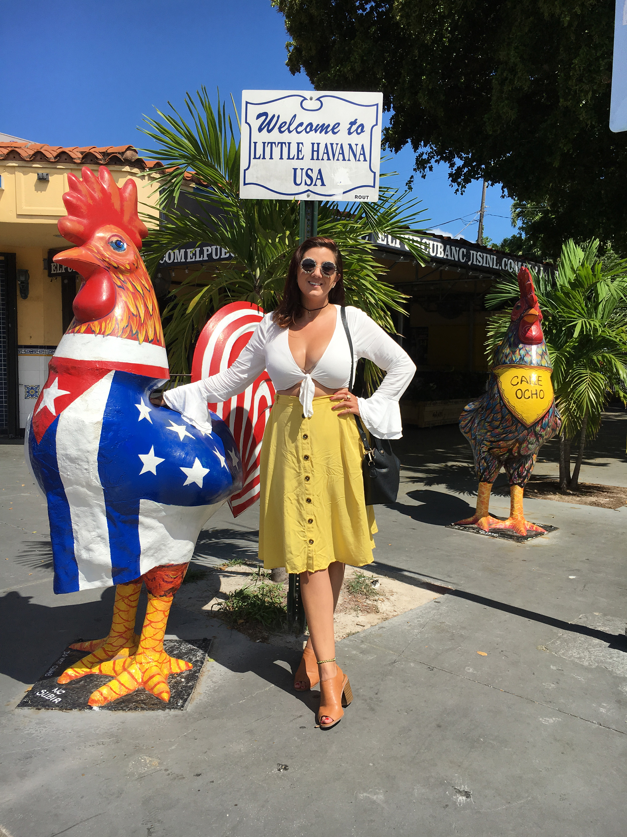 Cuban-Venezuelan-American Nikki Rios was born in Erlanger hospital and says Chattanooga welcomed her foreign born parents into America. She now lives in Miami and is seen here next to the entrance of Miami's Calle Ocho, the main street running through Little Havana, a neighborhood that welcomed refugees from Fidel Castro's Cuba. This fall, Rios plans to film a web series in Cuba, comparing Chattanooga millennials with their Cuban counterparts. She will examine each side's nightlife, use of technology and even their attitudes.