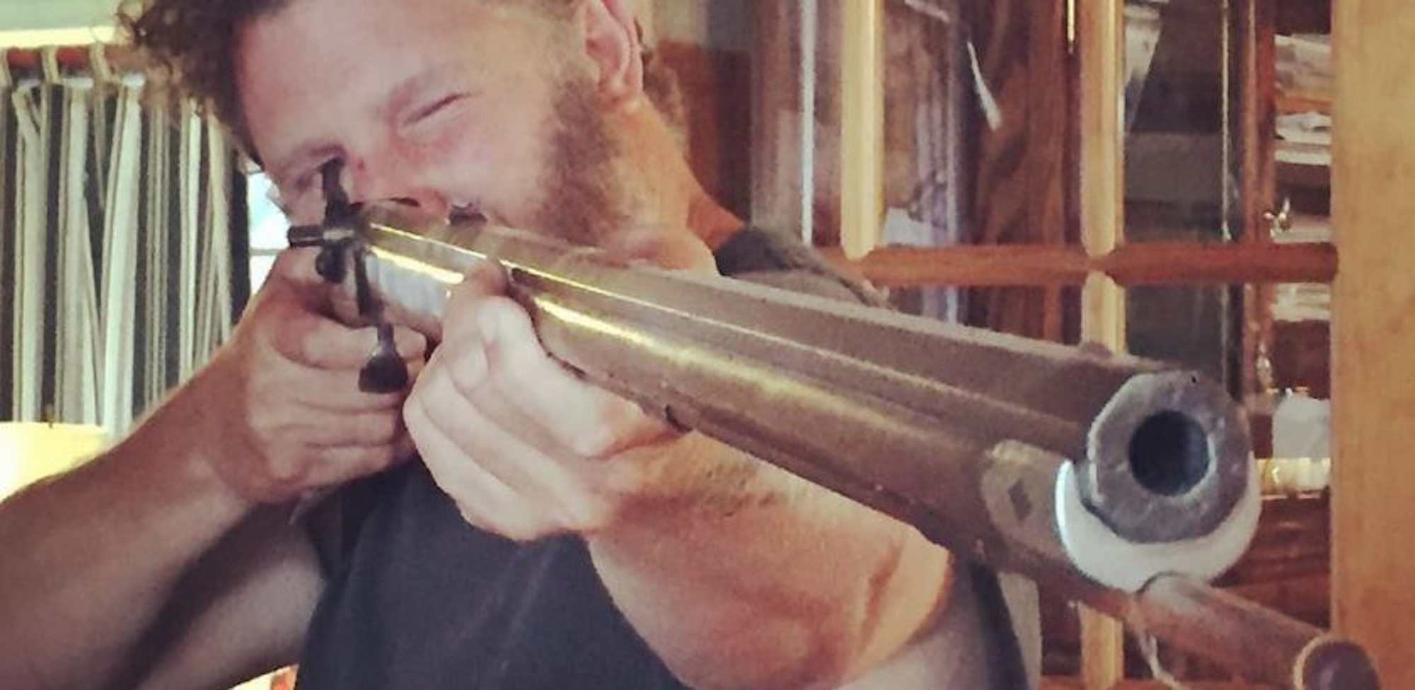 Vaughn Lovelady makes muzzle-loader rifles.