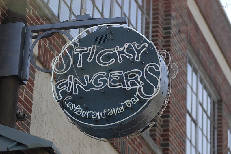 Chattanooga's first Sticky Fingers location opened at 420 Broad Street Broad Street. A second restaurant opened at 2031 Hamilton Place Blvd.