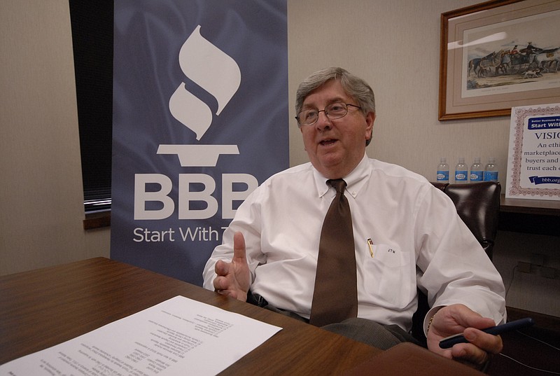 Jim Winsett is president and CEO of the Better Business Bureau in Chattanooga.