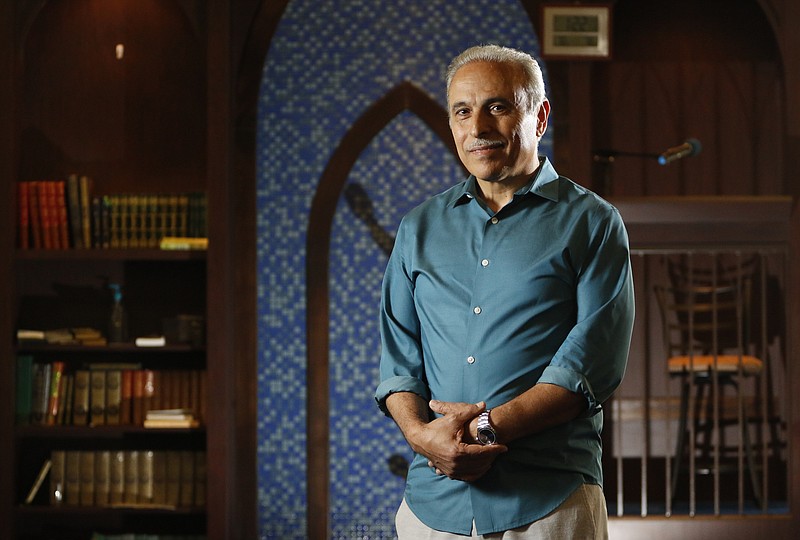 Staff Photo by Dan Henry / The Chattanooga Times Free Press- 7/12/16. Bassam Issa, President of the Islamic Center of Greater Chattanooga, stands in the mosque on Tuesday, July 12, 2016.