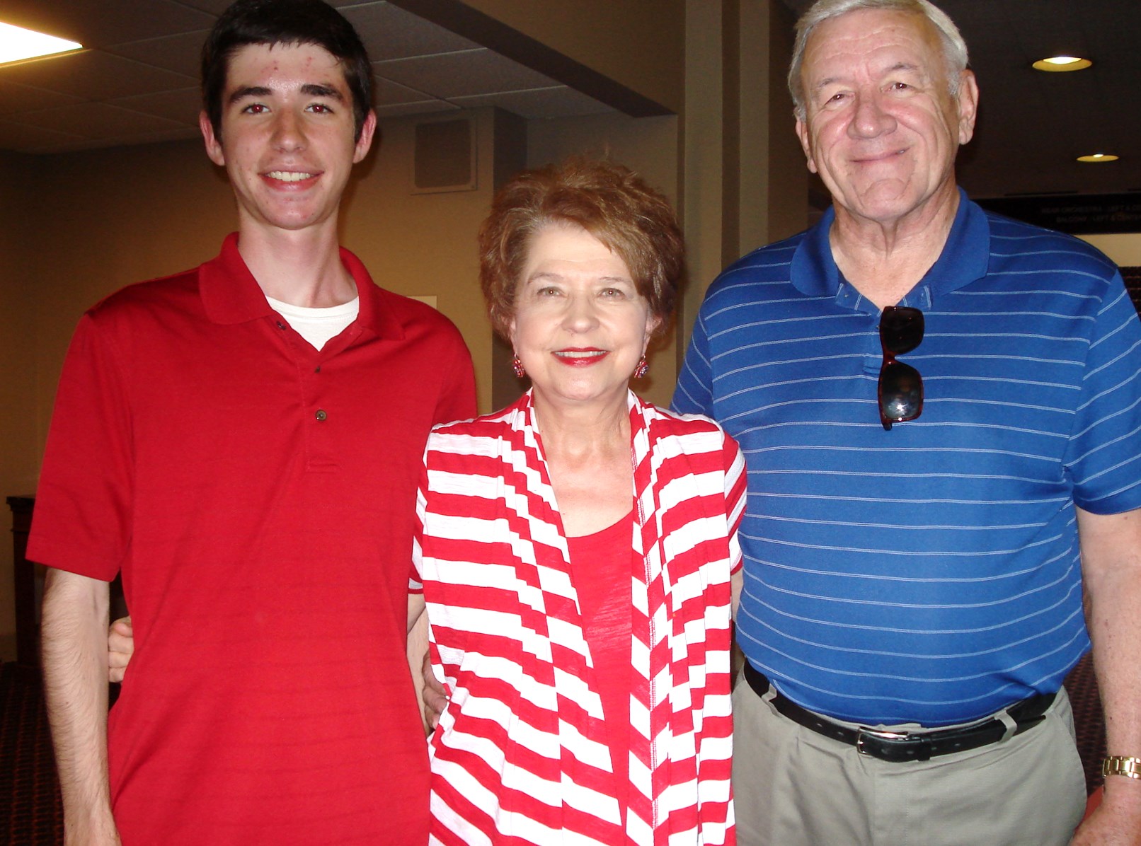 David Luther, Dr. Sigrid Luther and Dr. David Luther, from left.