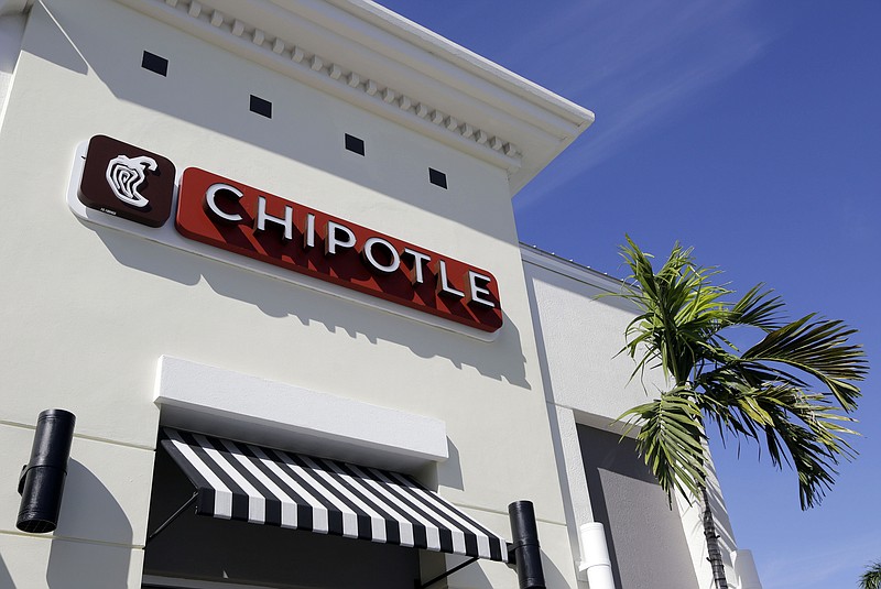 
              This Monday, Feb. 8, 2016, photo shows a Chipotle restaurant in Delray Beach, Fla. On Thursday, July 21, 2016, Chipotle reports financial results. (AP Photo/Lynne Sladky)
            