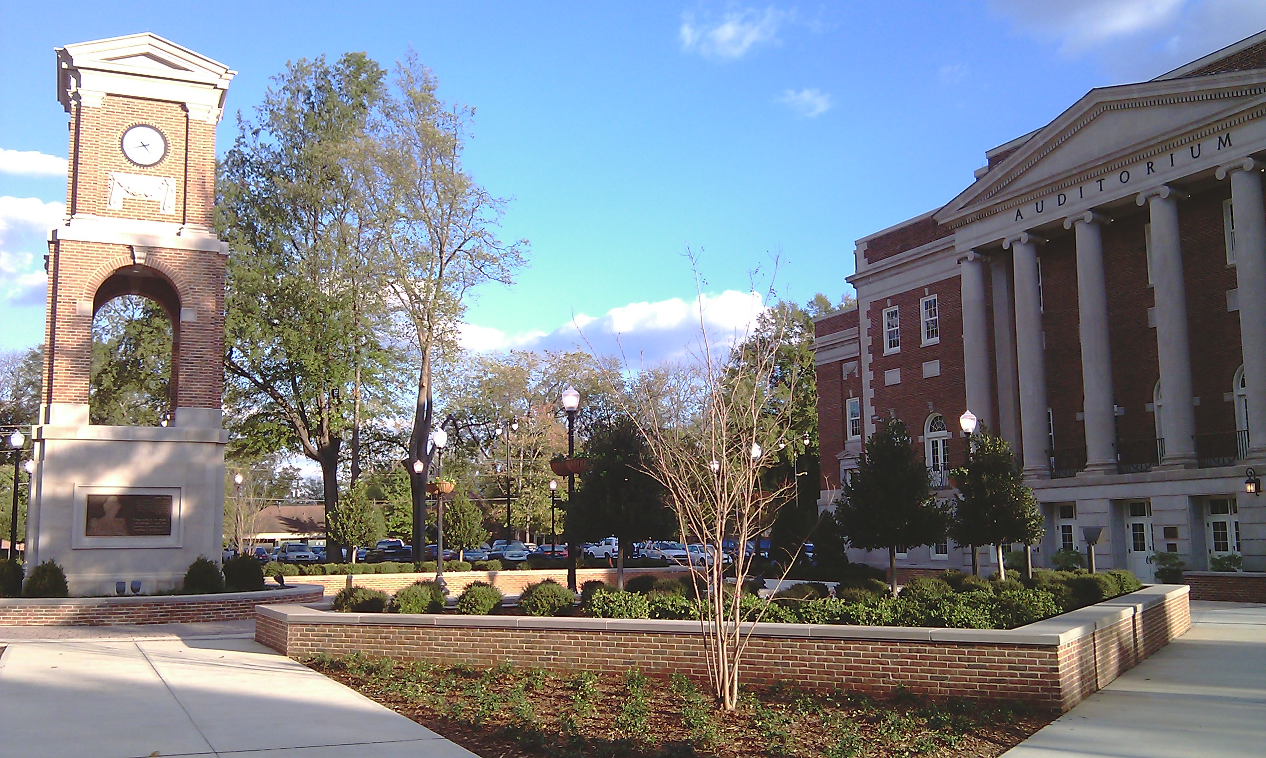 The University of Alabama's Malone Hood Plaza