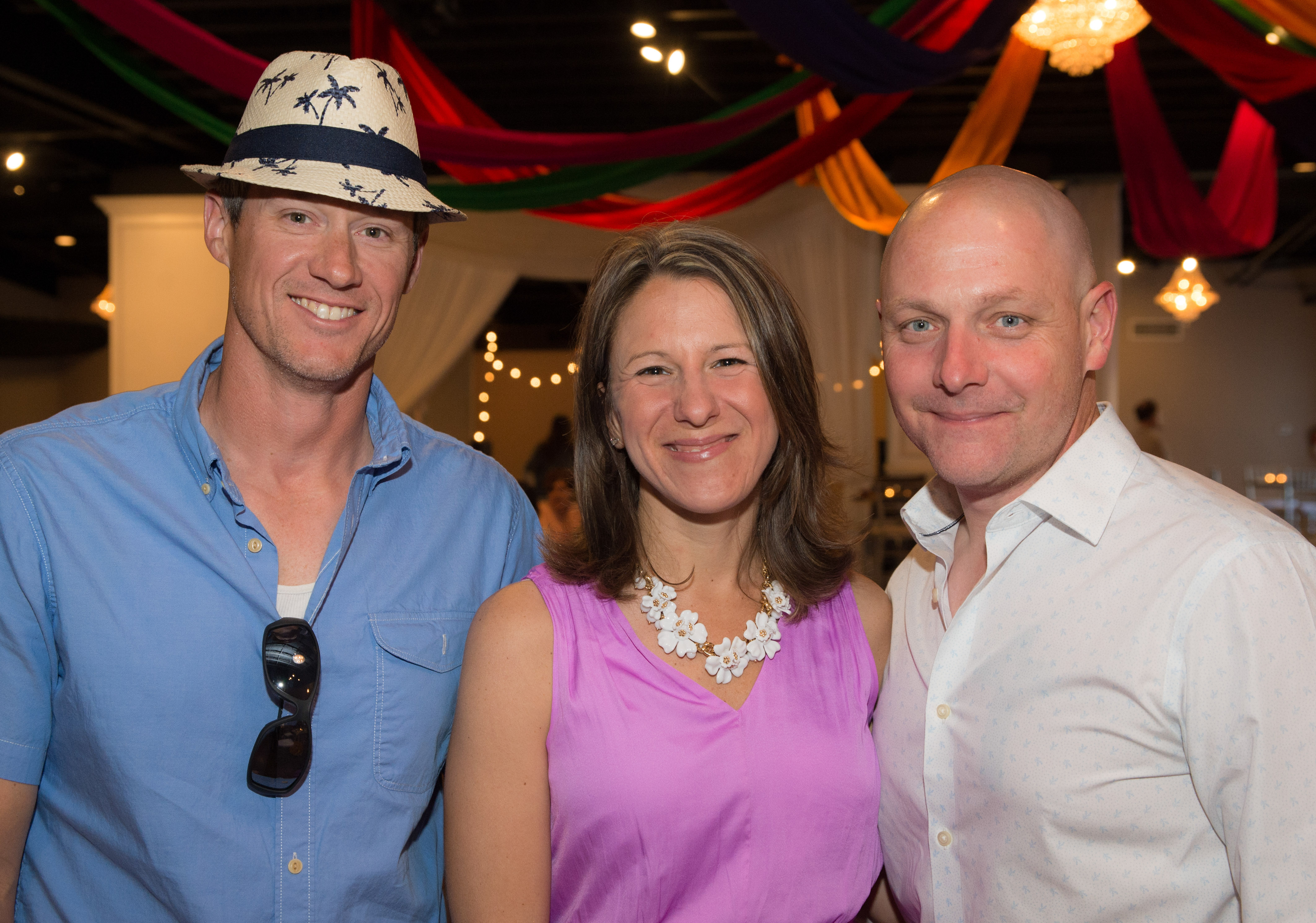 Andy Johnson and Mary & Ethan Collier