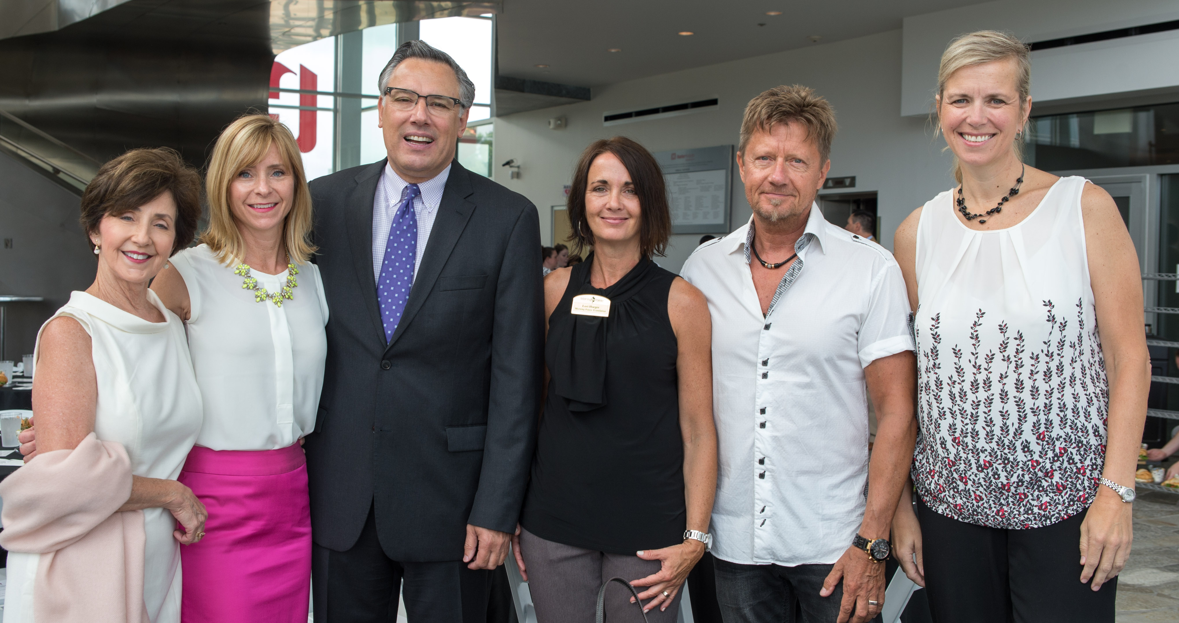 Linda Andrews, Amy Collett, Greg Vital, Lori & Roland Hoeger and Dr. Donna Van Natten