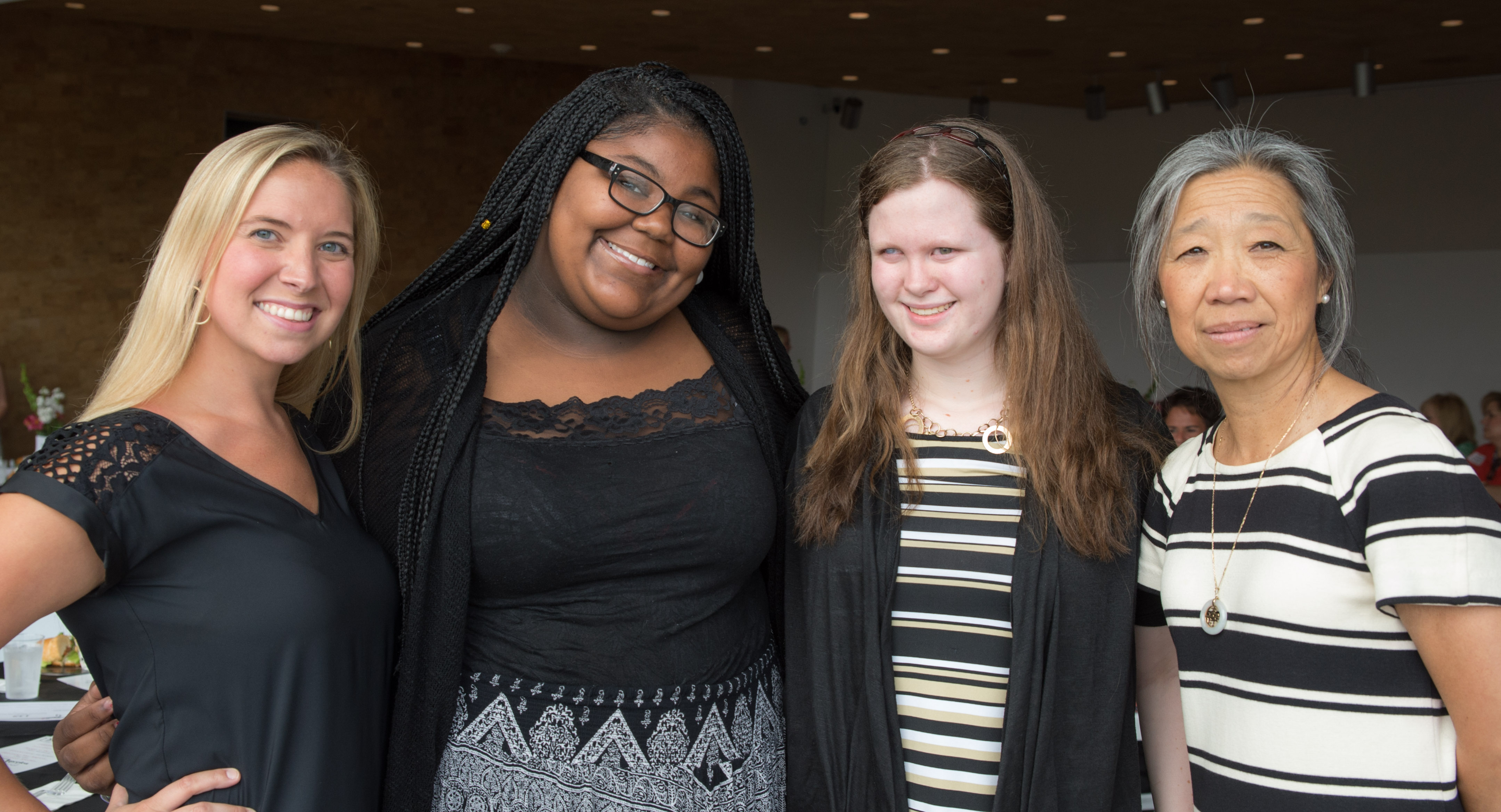 Carly Brewer, Eriel Sales, Emily Fisher and Lulu Copeland